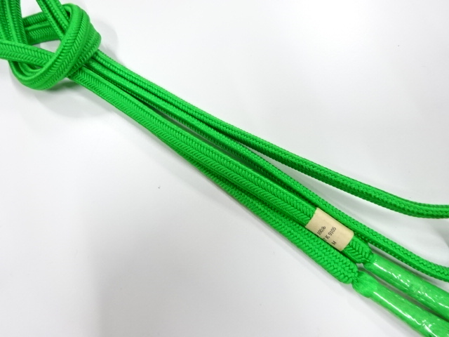 JAPANESE KIMONO / UNUSED HAND-TIED OBIJIME